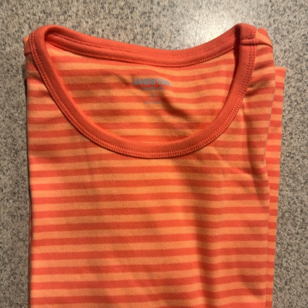 Lands’End Brand new, 100% cotton, shape fit,
 T-shirt